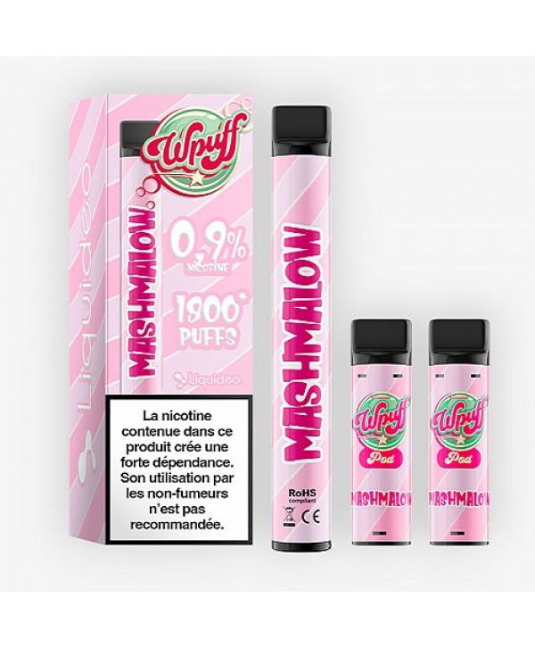 Puff rechargeable WPuff 1800 0.9% Liquideo