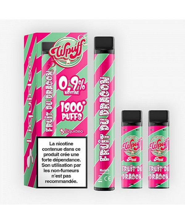 Puff rechargeable WPuff 1800 0.9% Liquideo