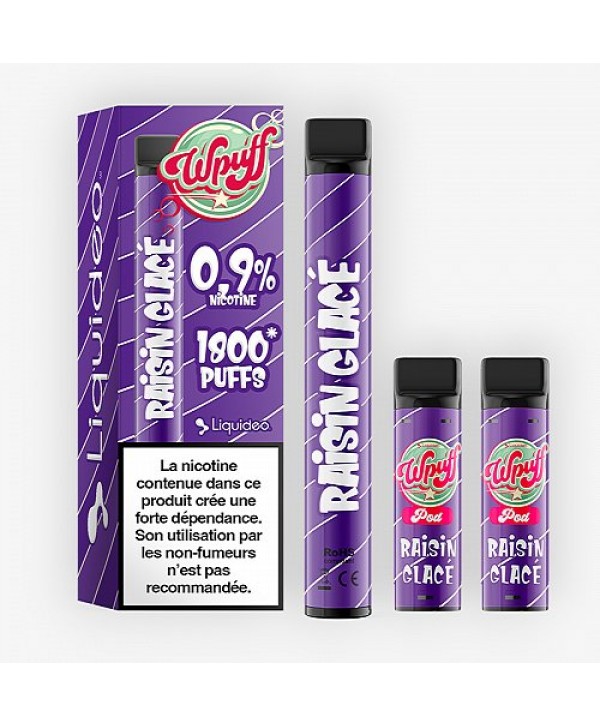 Puff rechargeable WPuff 1800 0.9% Liquideo