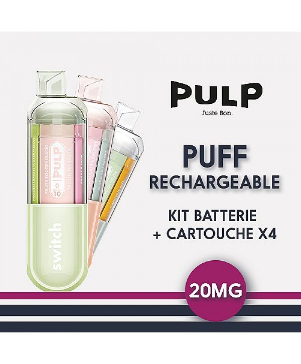 Le Pod Switch Pulp - Puff 4 saveurs en 1